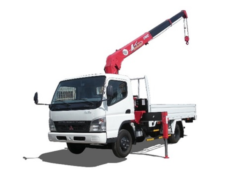 Xe tải Fuso gắn cẩu